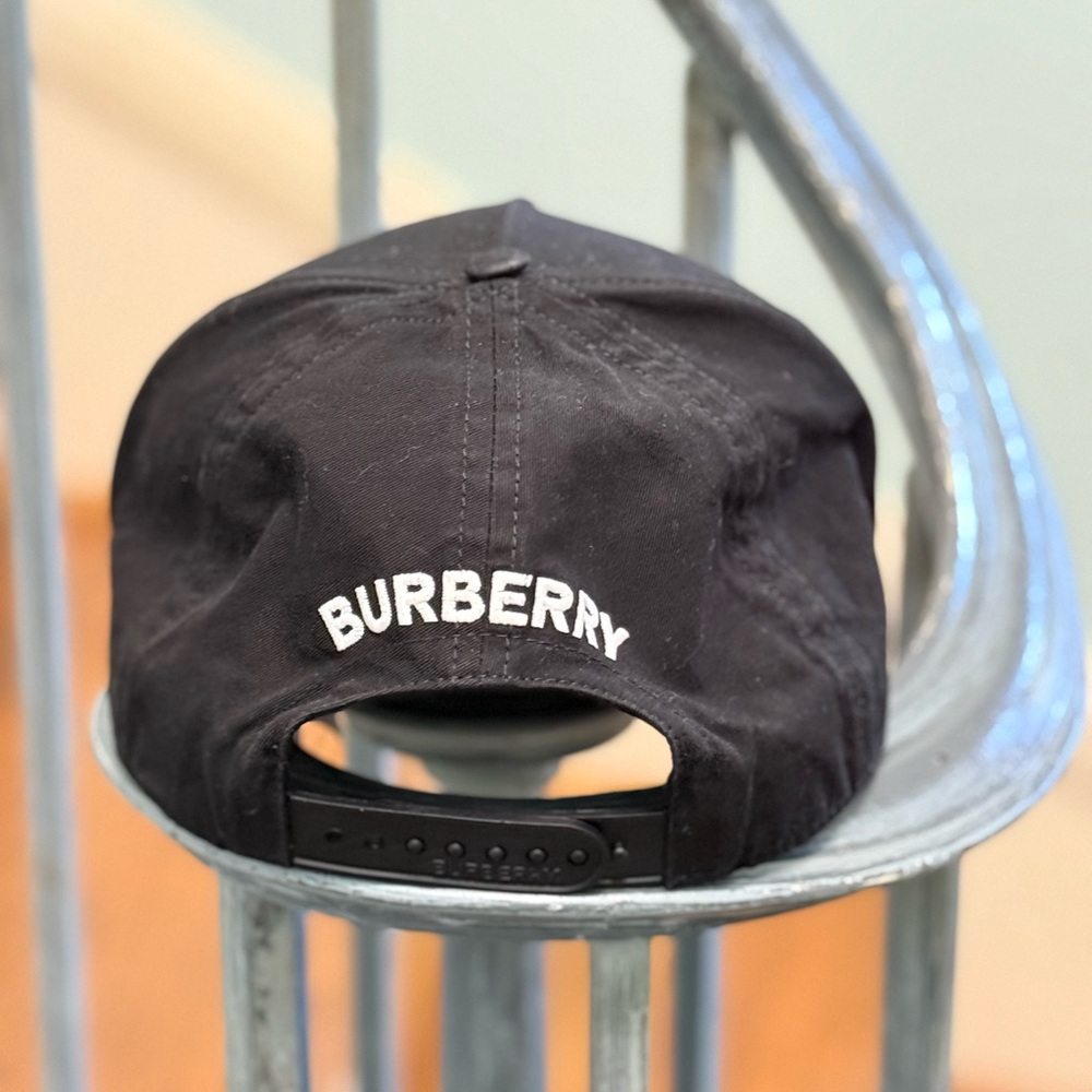 Black Burberry Hat - Picture 3 of 5